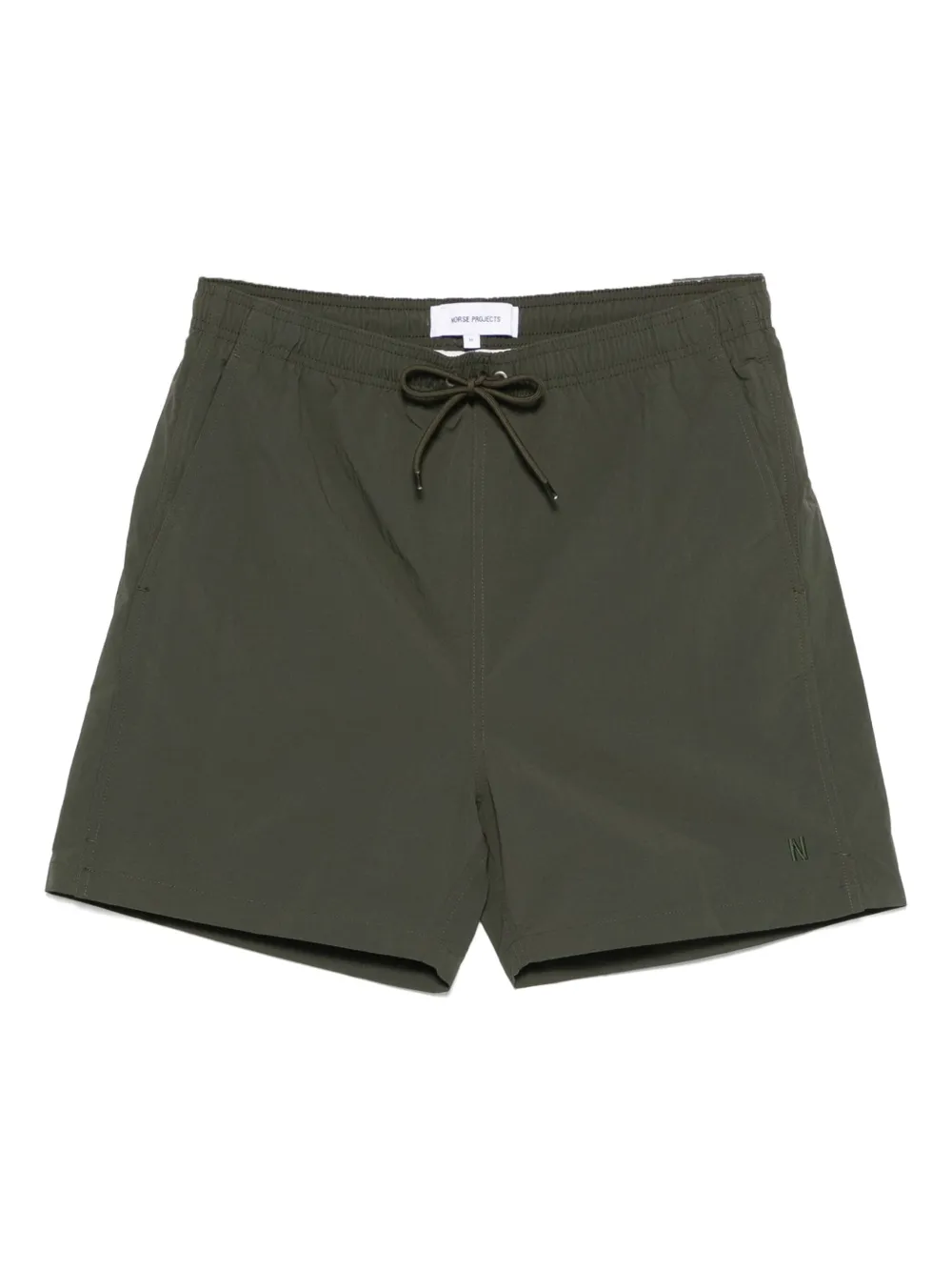 

Шорты с вышитым логотипом Norse Projects, зеленый