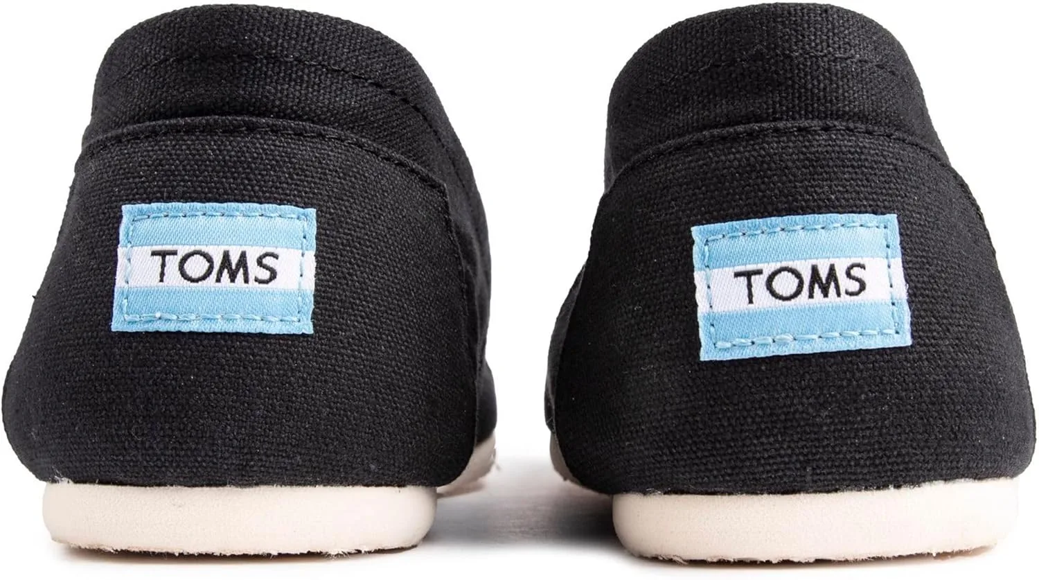 Мужские шлепанцы Toms Alpargata Core имеют плоское основание, белый/черный — фото 4