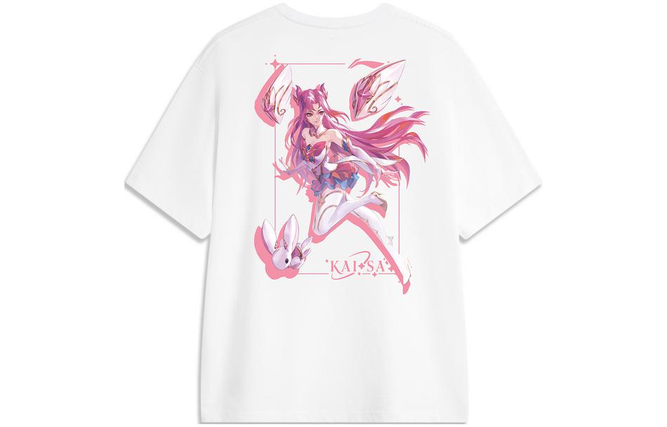 

Футболка LiNing x LOL унисекс стандартная белая