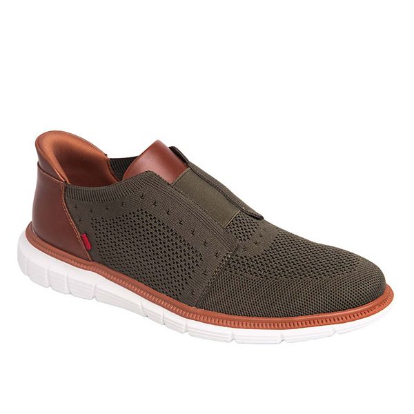 

Мужские оксфорды South Street с технологией hands-free slip on, легкая сетчатая ткань Marc Joseph New York, Olive