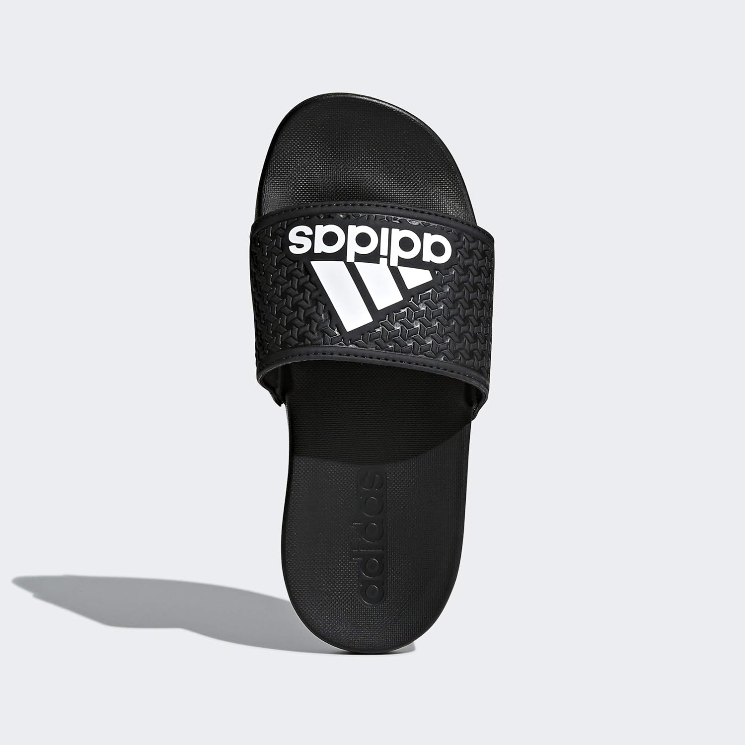 Шлепанцы Adidas Adilette Comfort для мальчиков, белый/черный — фото 3