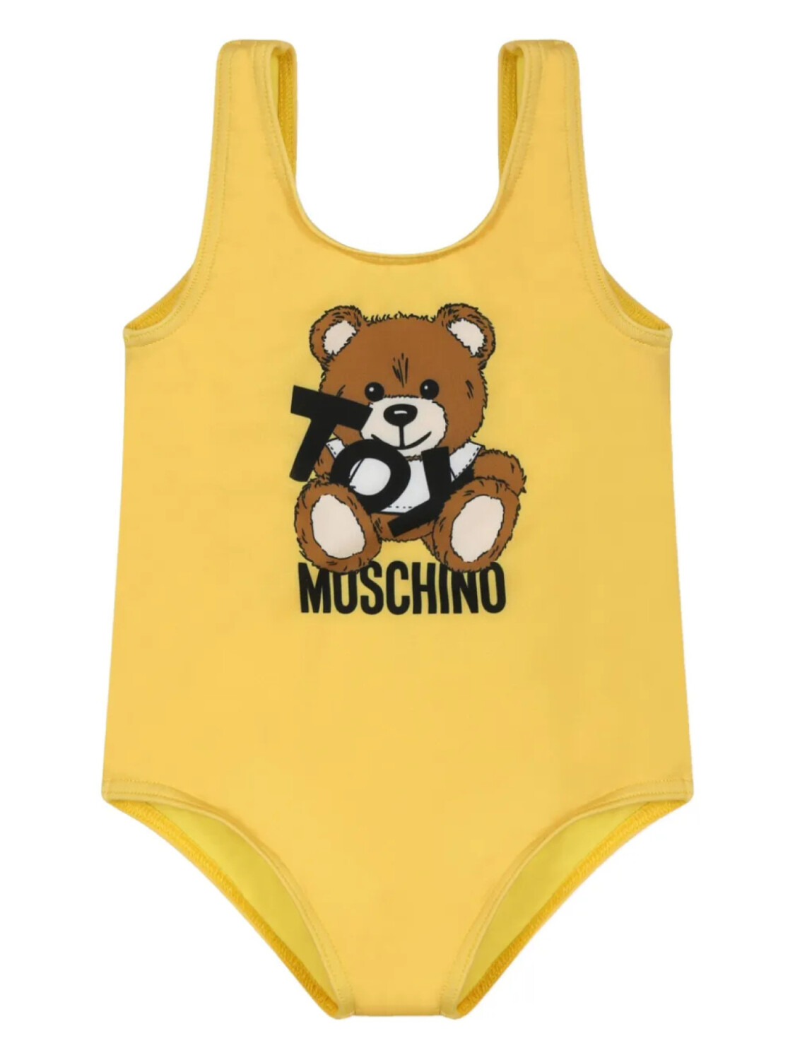 

Moschino Kids купальник с мотивом Teddy Bear, желтый