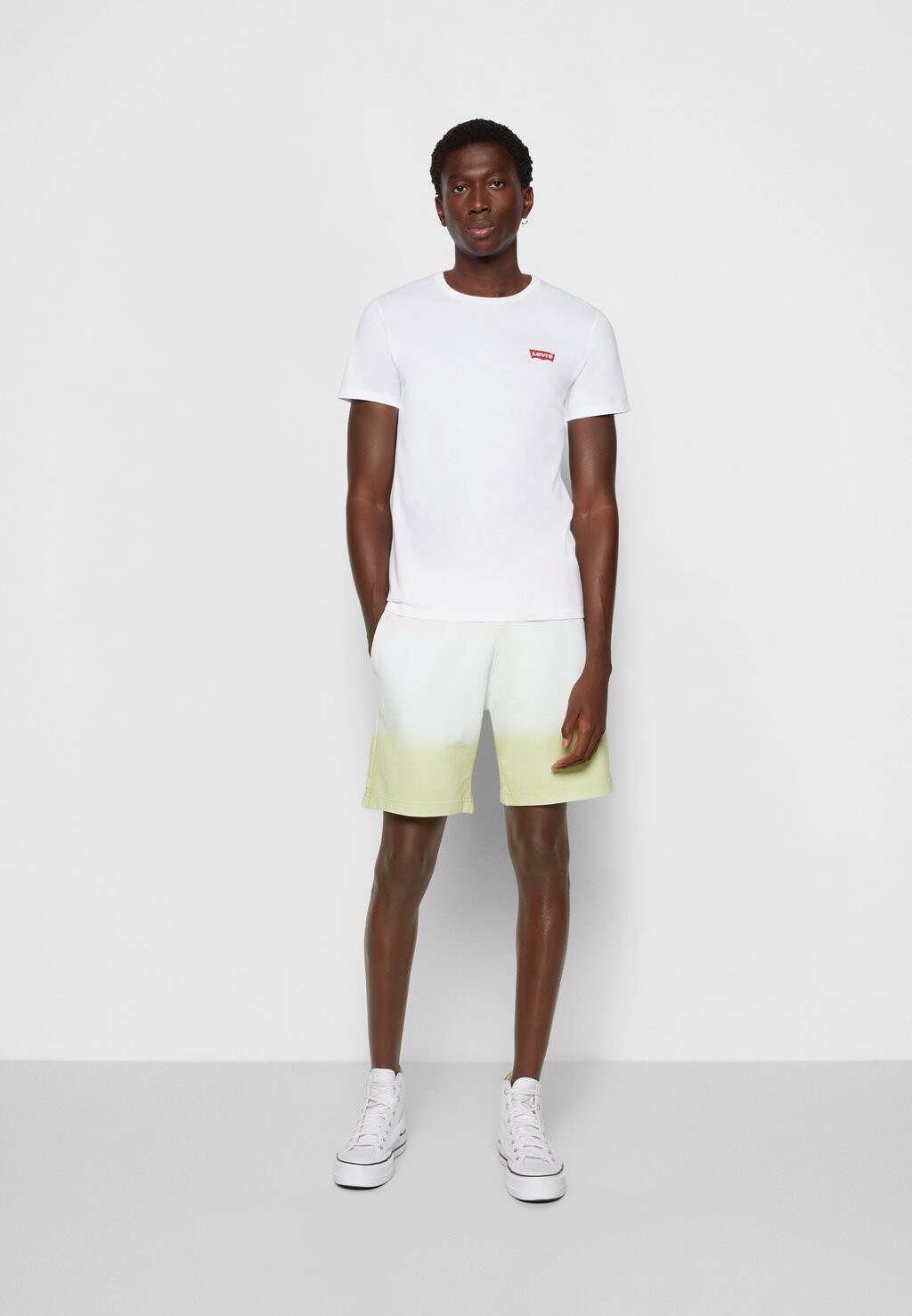 Базовая футболка Crewneck Graphic 2 Pack Levi's, цвет white/caviar — фото 4