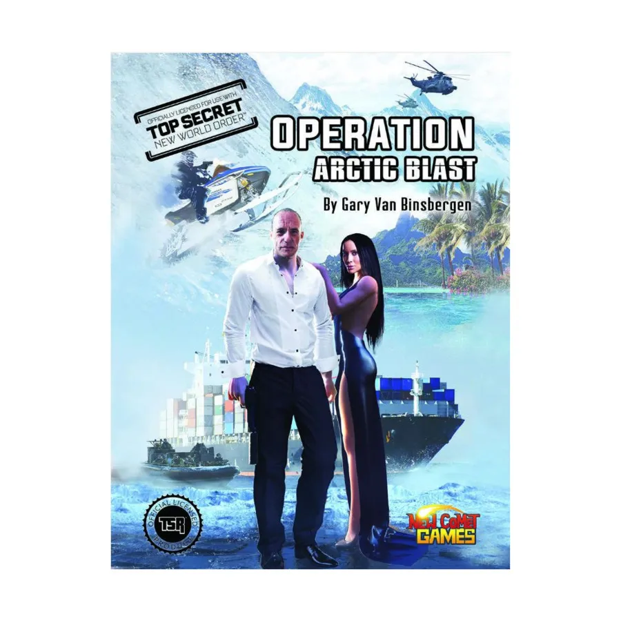 

Top Secret - New World Order, Operation Arctic Blast, Role Playing Games (New Comet Games), мягкая обложка