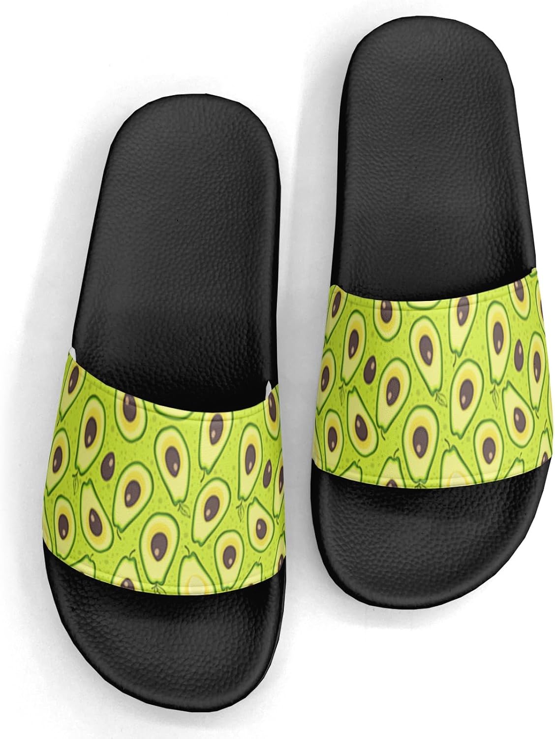 

Сланцы-сандалии Avocado Design для женщин и мужчин, повседневные спортивные сандалии, для бассейна, душа, дома и улицы Generic