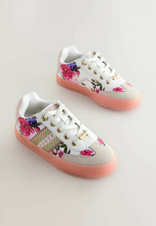 Кроссовки с обычной посадкой и ленточной системой Baker By Ted Baker, Floral — фото 2