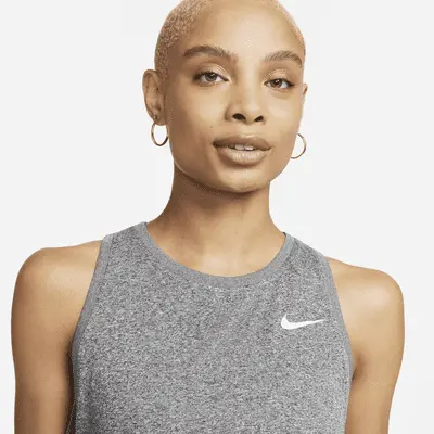 Футболка Nike Dri-FIT, цвет Black/Pure/Heather/White — фото 3