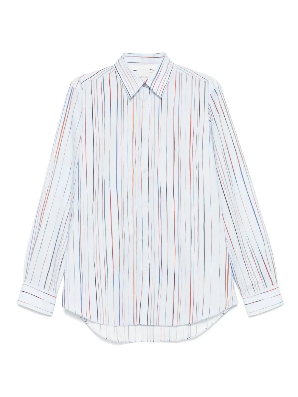 

Рубашка с полосатым принтом Paul Smith, синий