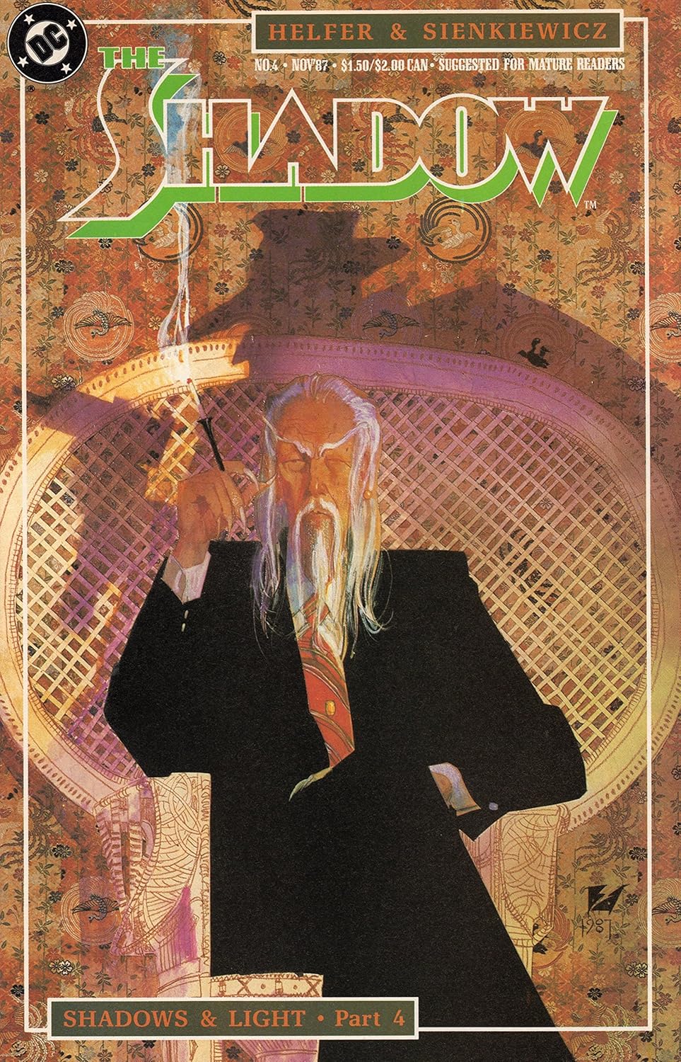 

The Shadow #4 (Shadows & Light Part 4, November 1987) (DC)