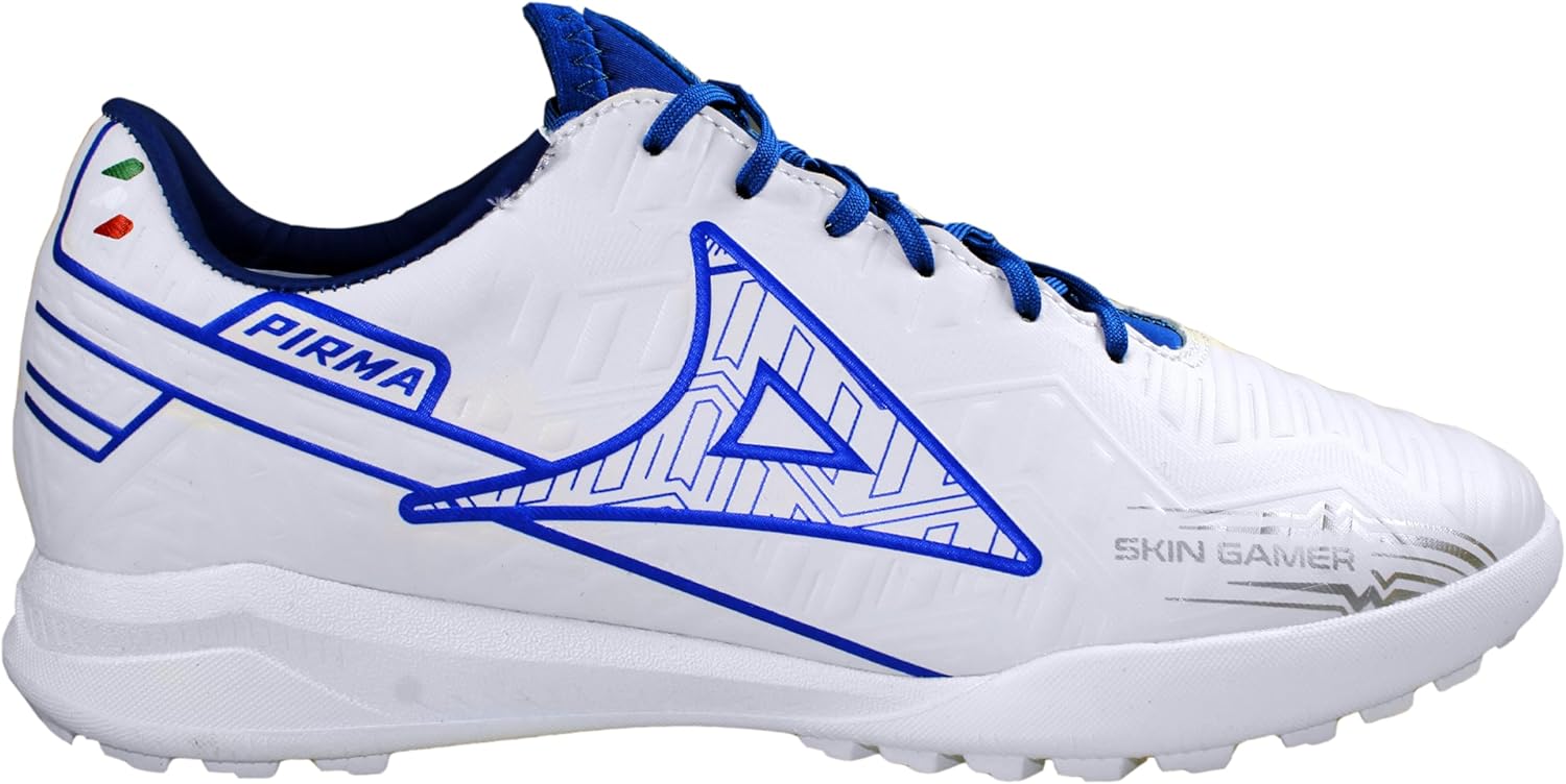 

Мужские футбольные бутсы Pirma для искусственного газона Skin Gamer 3047 для игры в помещении, белый/синий