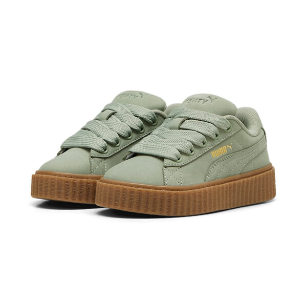 Кроссовки x fenty creeper phatty 'earth tone pack - green fog' Puma, зеленый — фото 3