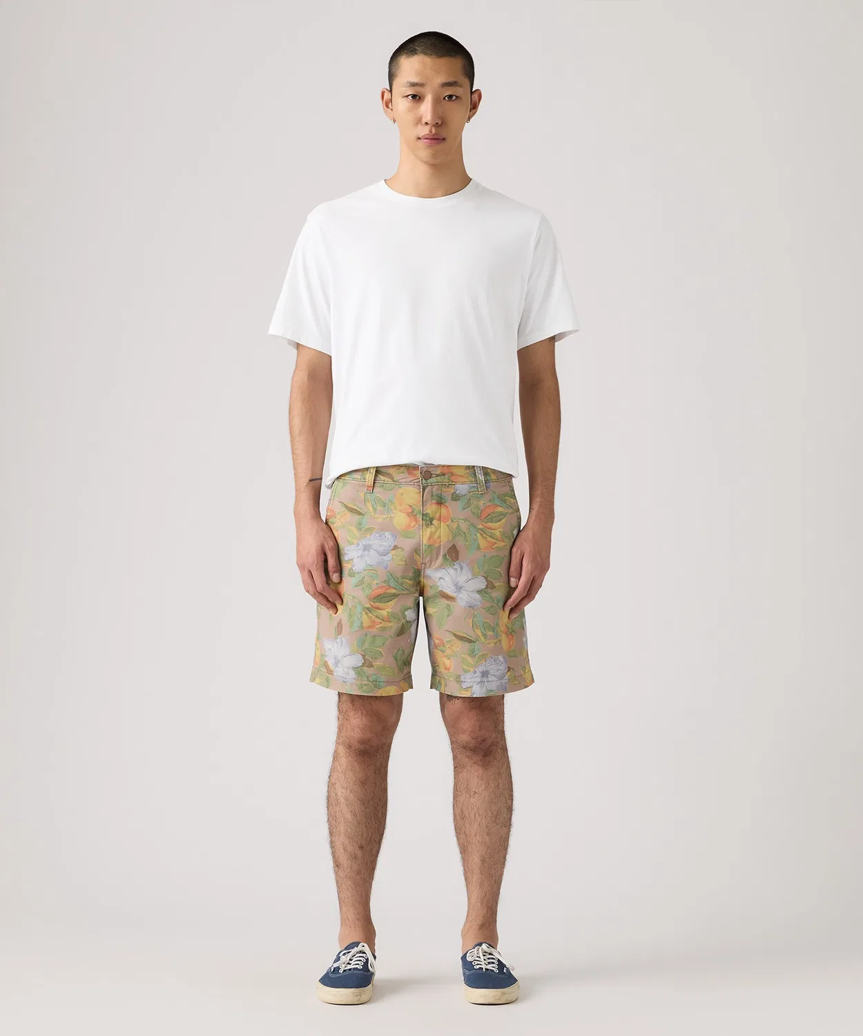 Шорты Levi's XX Authentic с цветочным принтом, зеленые — фото 2