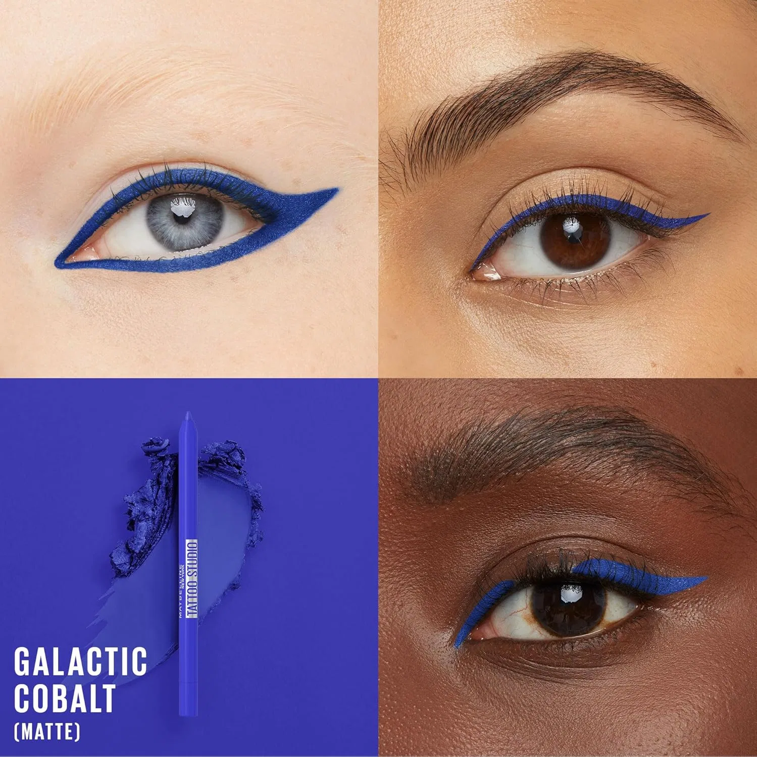 Подводка для глаз стойкая Maybelline Galaxy Cobalt 1,134 г — фото 2