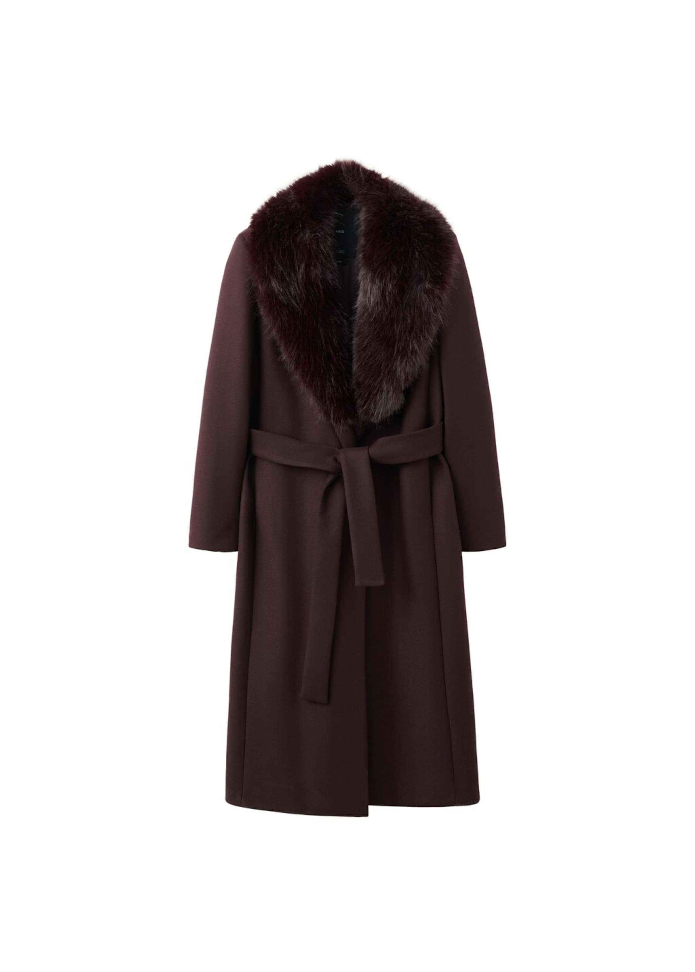 

MANGO Межсезонное пальто 'Dolce' в рубиново-красном цвете