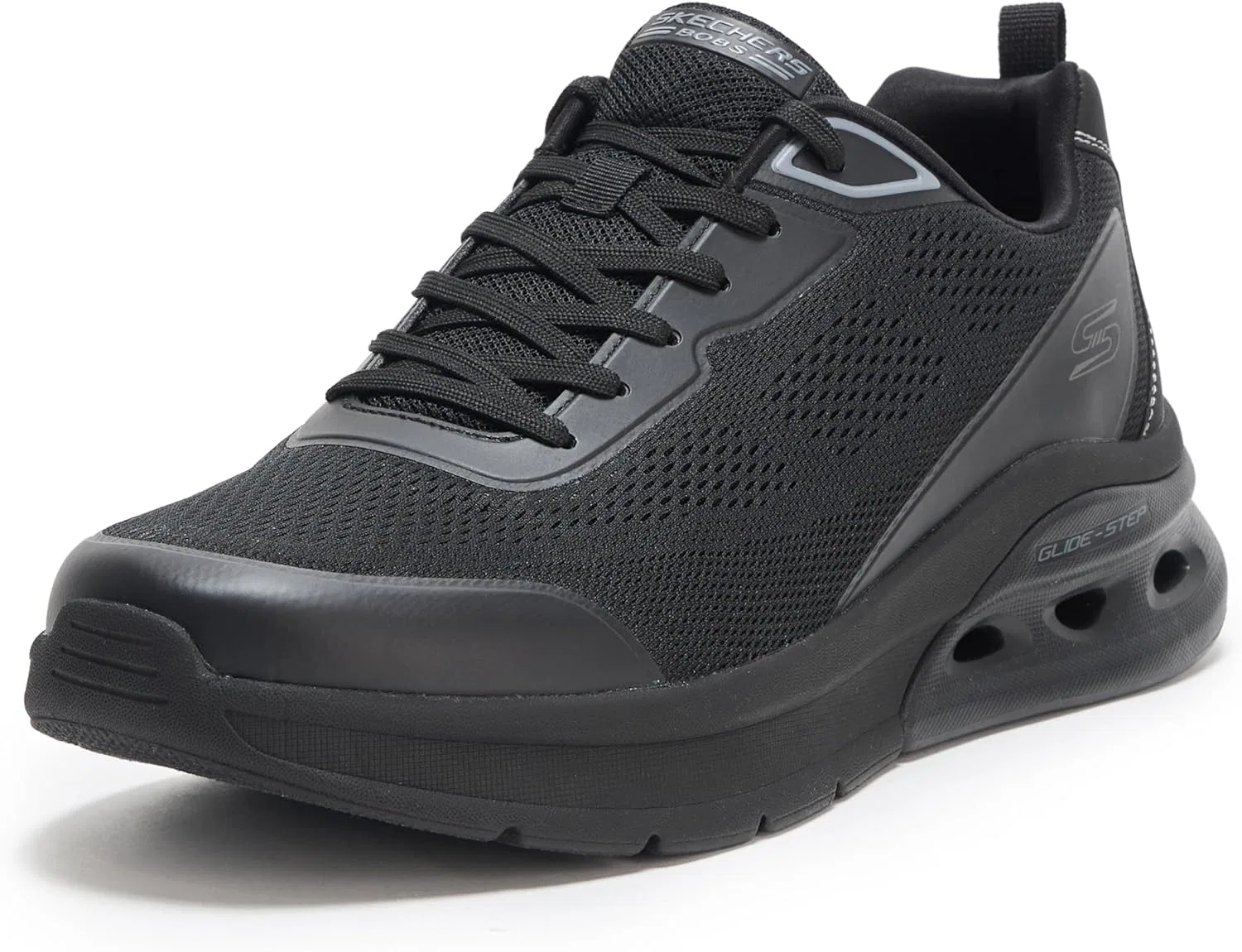 Мужские кроссовки Skechers Bobs Glide Step Arc Waves 2.0-Class Rank, Black