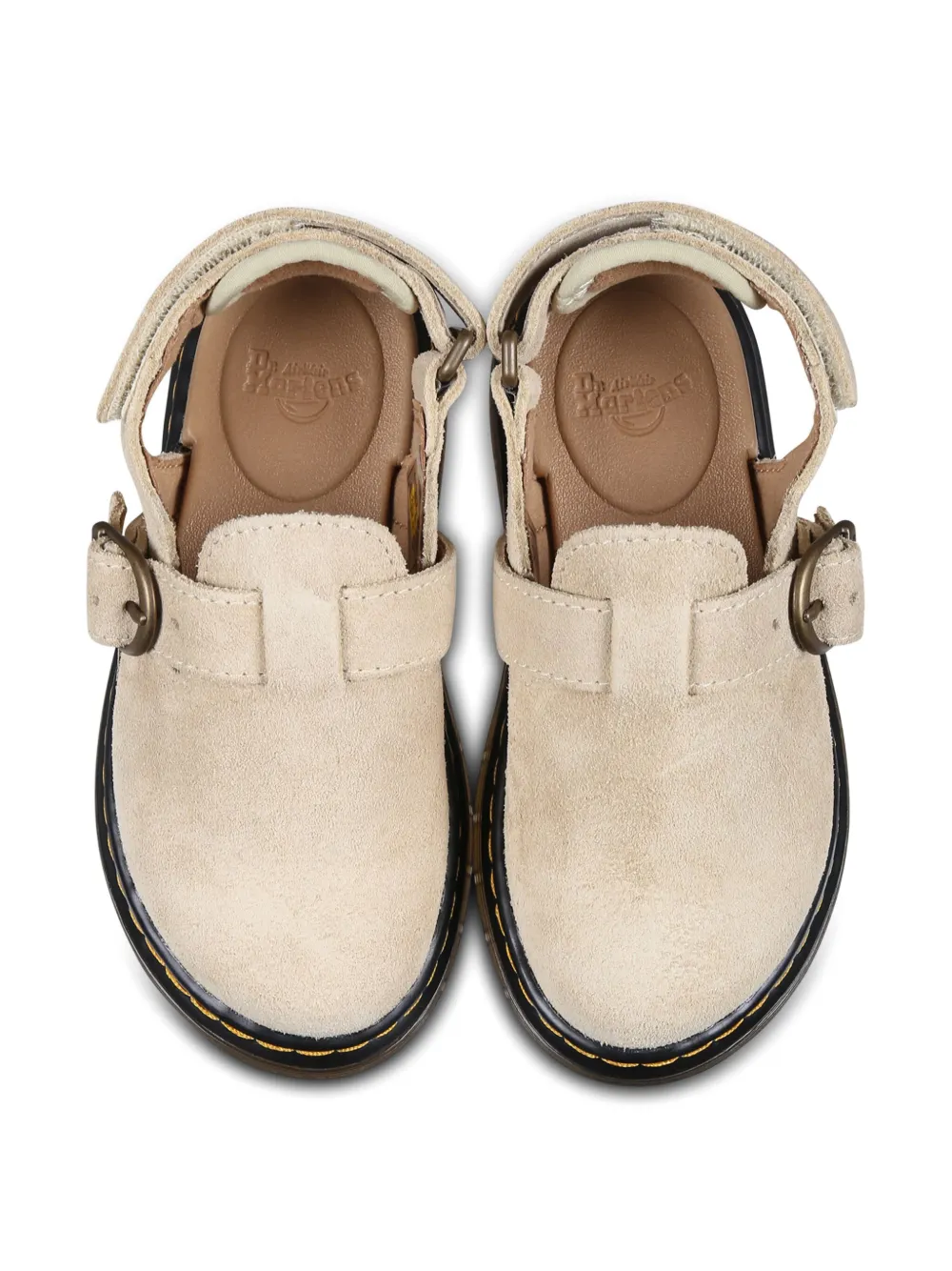 Сандалии Jorgie Dr. Martens Kids, светло-бежевый — фото 4