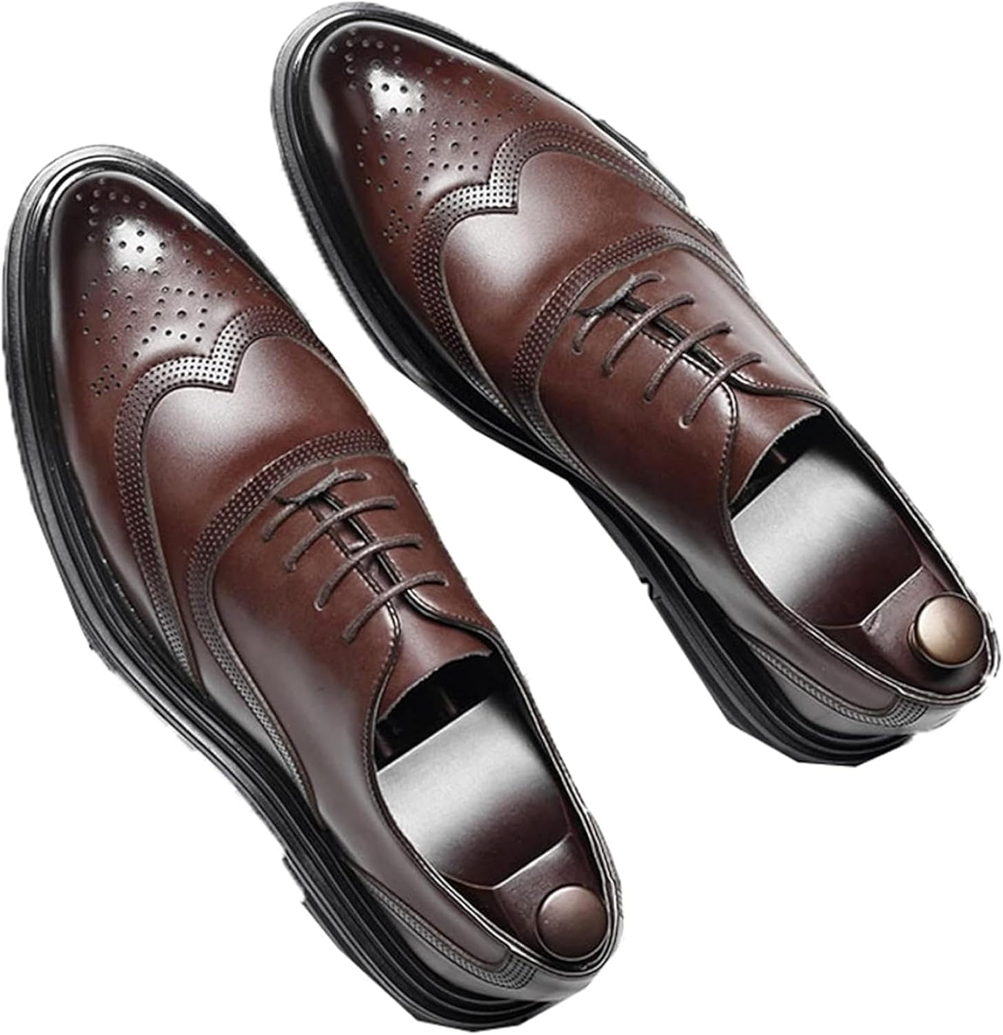 

Мужские классические туфли Oxford Spring and Autumn, размер 8.5, черные Generic