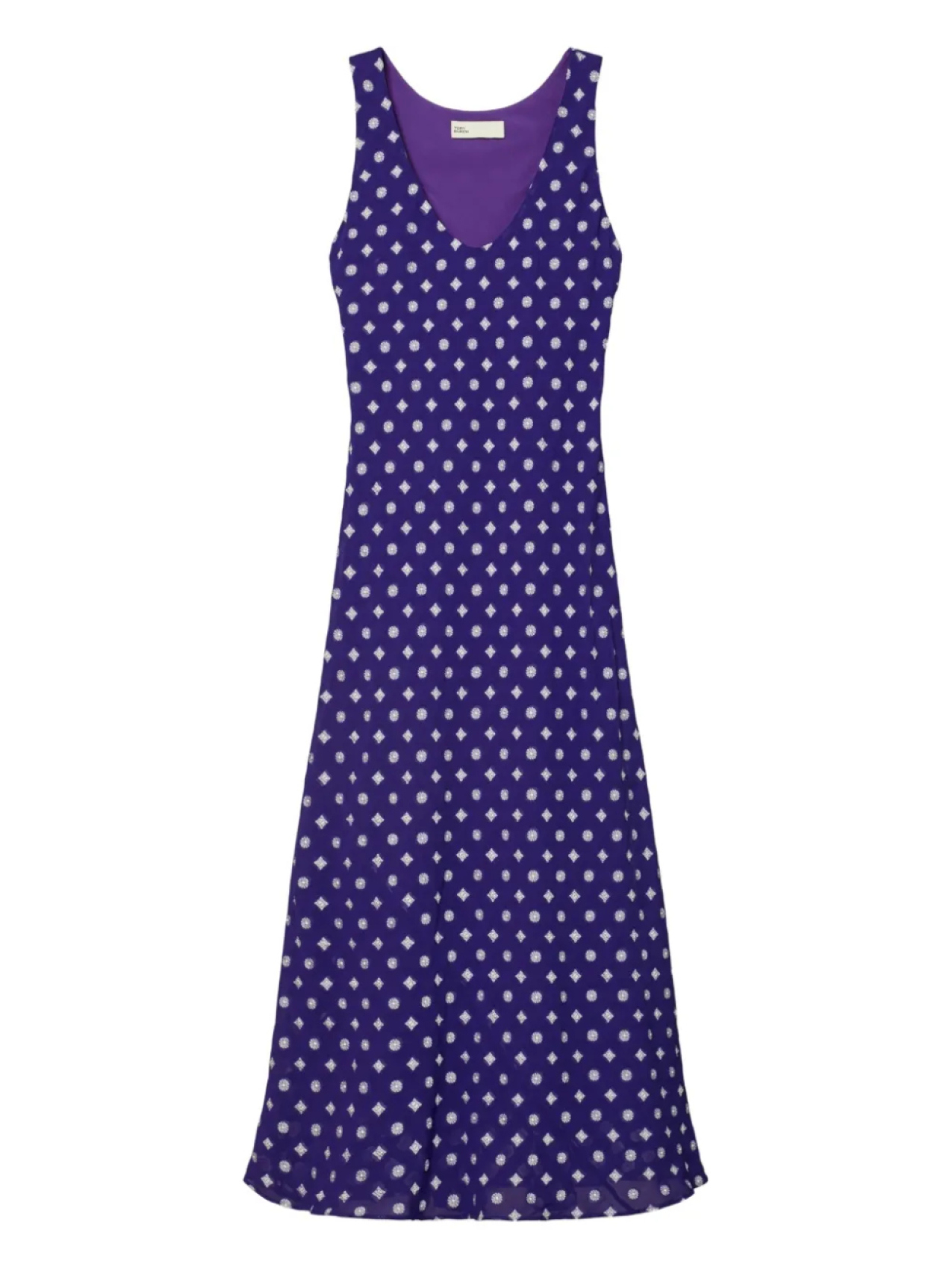

Платье в горох Tory Burch, синий