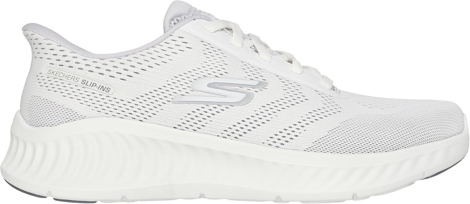 Мужские кроссовки Skechers Go Walk Now - Payton, без застежек, белый/серый — фото 3