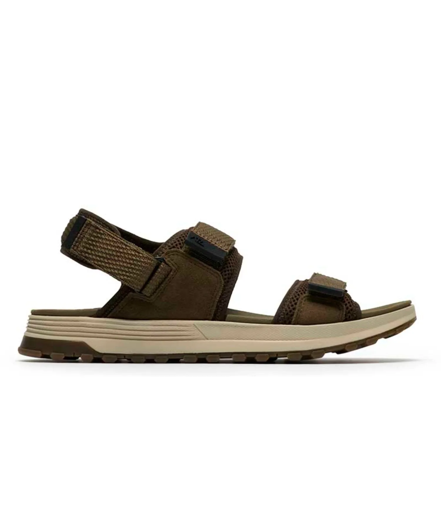 Мужские сандалии ATL Trek River Clarks с амортизацией EVA оливковые