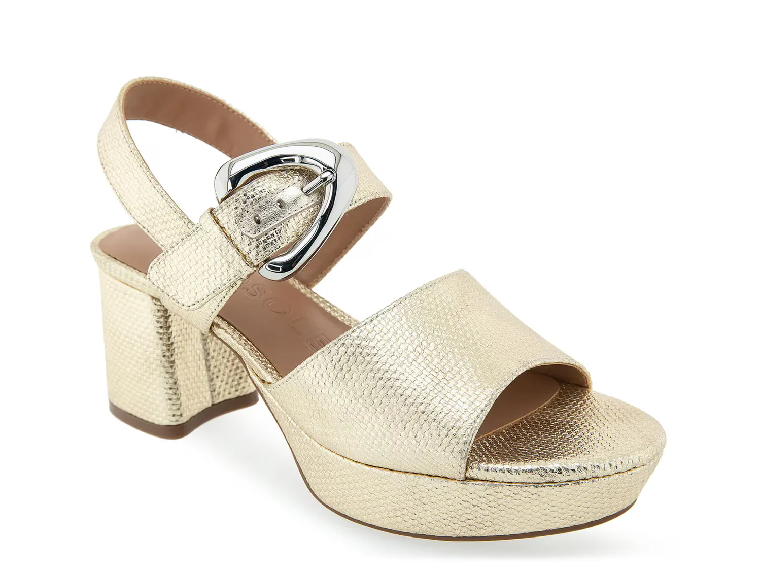 

Сандалии Chamber Platform Sandal Aerosoles, золотой/металлик