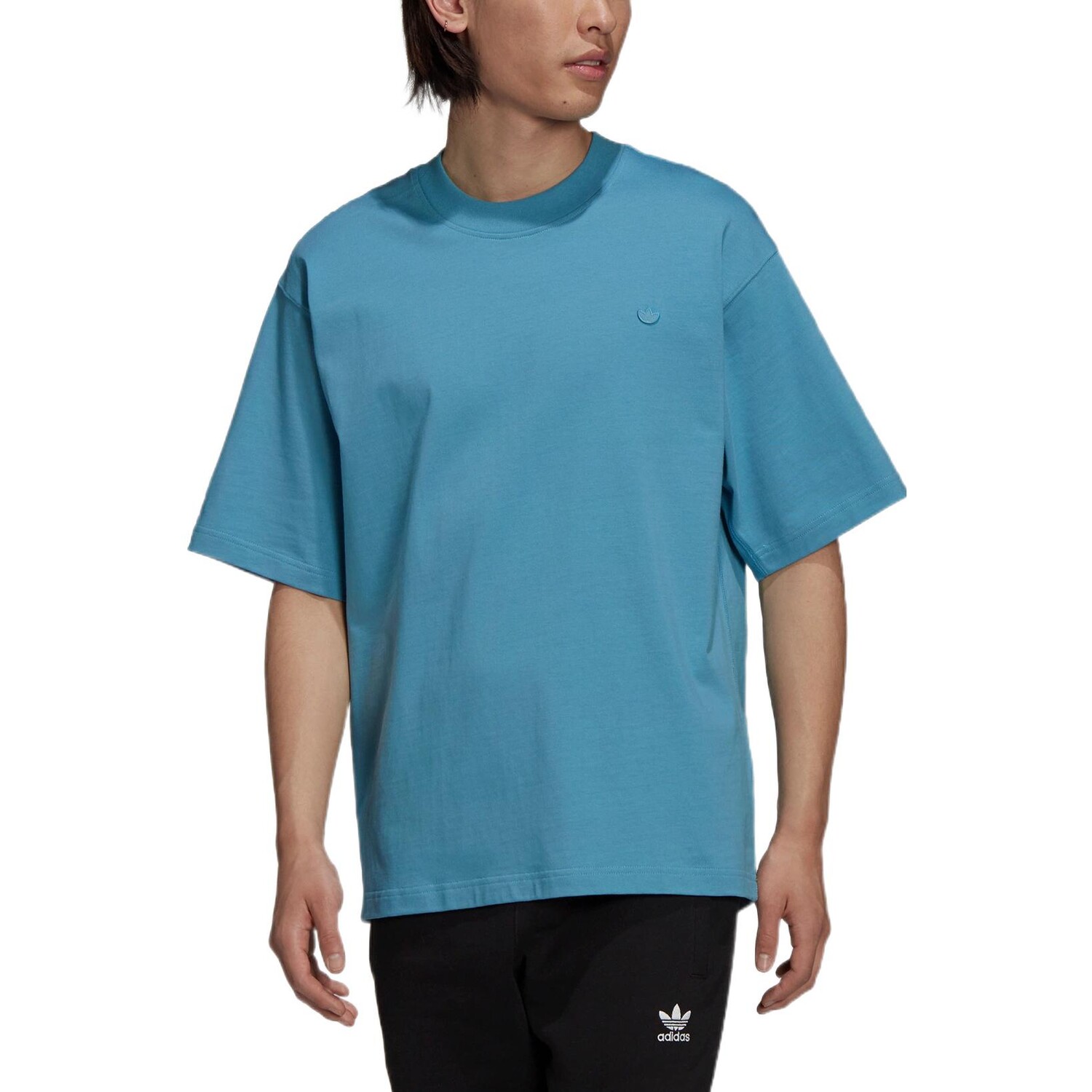 Футболка Adi Color унисекс светло-голубая Adidas Originals, светло-голубой — фото 2