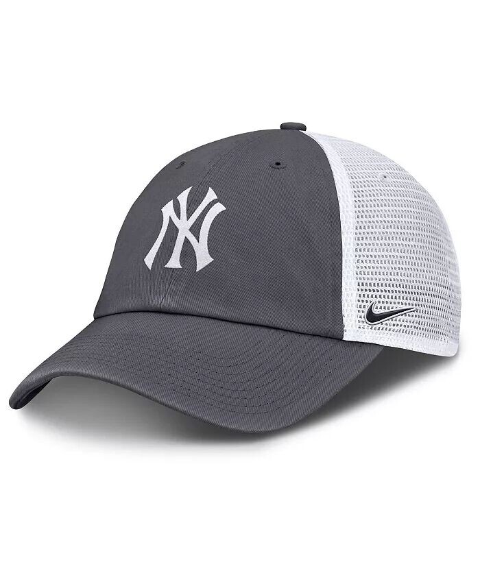 

Мужская серая регулируемая кепка дальнобойщика New York Yankees Nike
