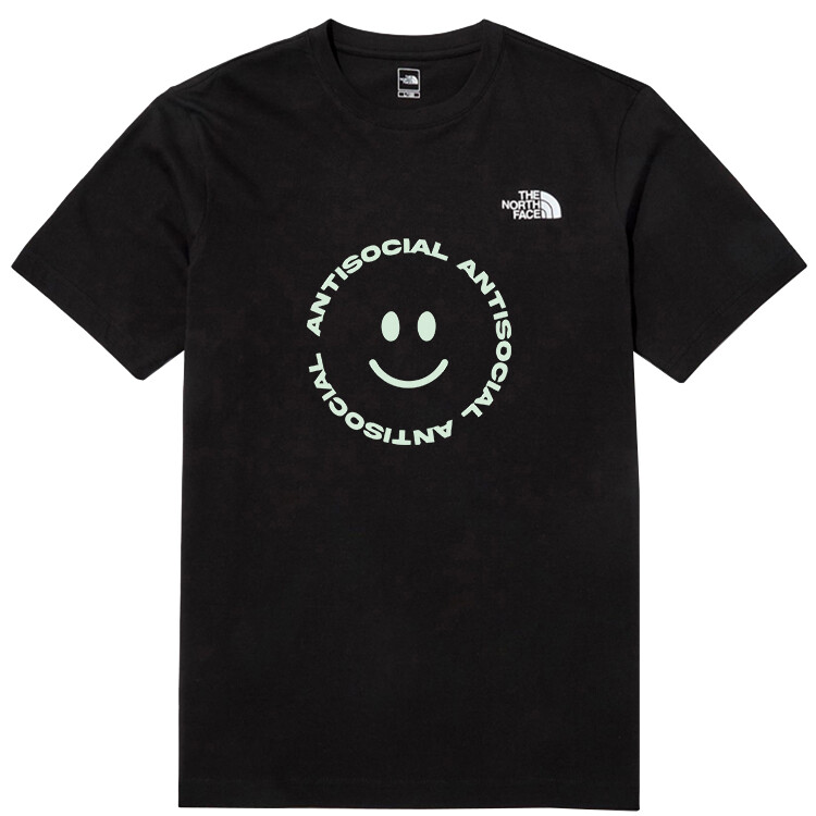 

Футболка унисекс черная The North Face, черный
