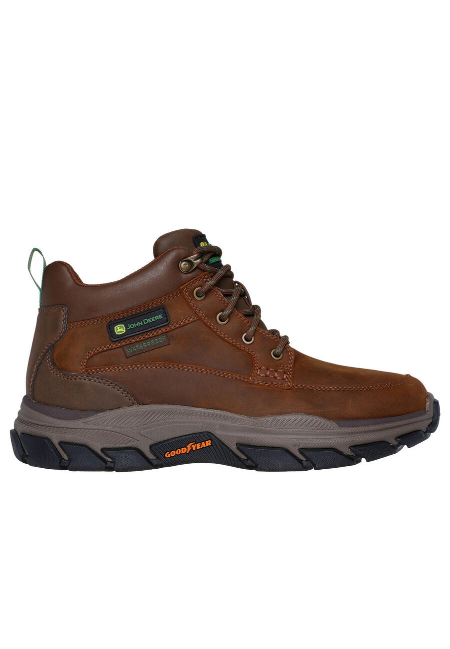 Ботинки мужские Skechers RESPECTED LANDIN John Deere, коричневые, мужские, 256003 CDB — фото 2