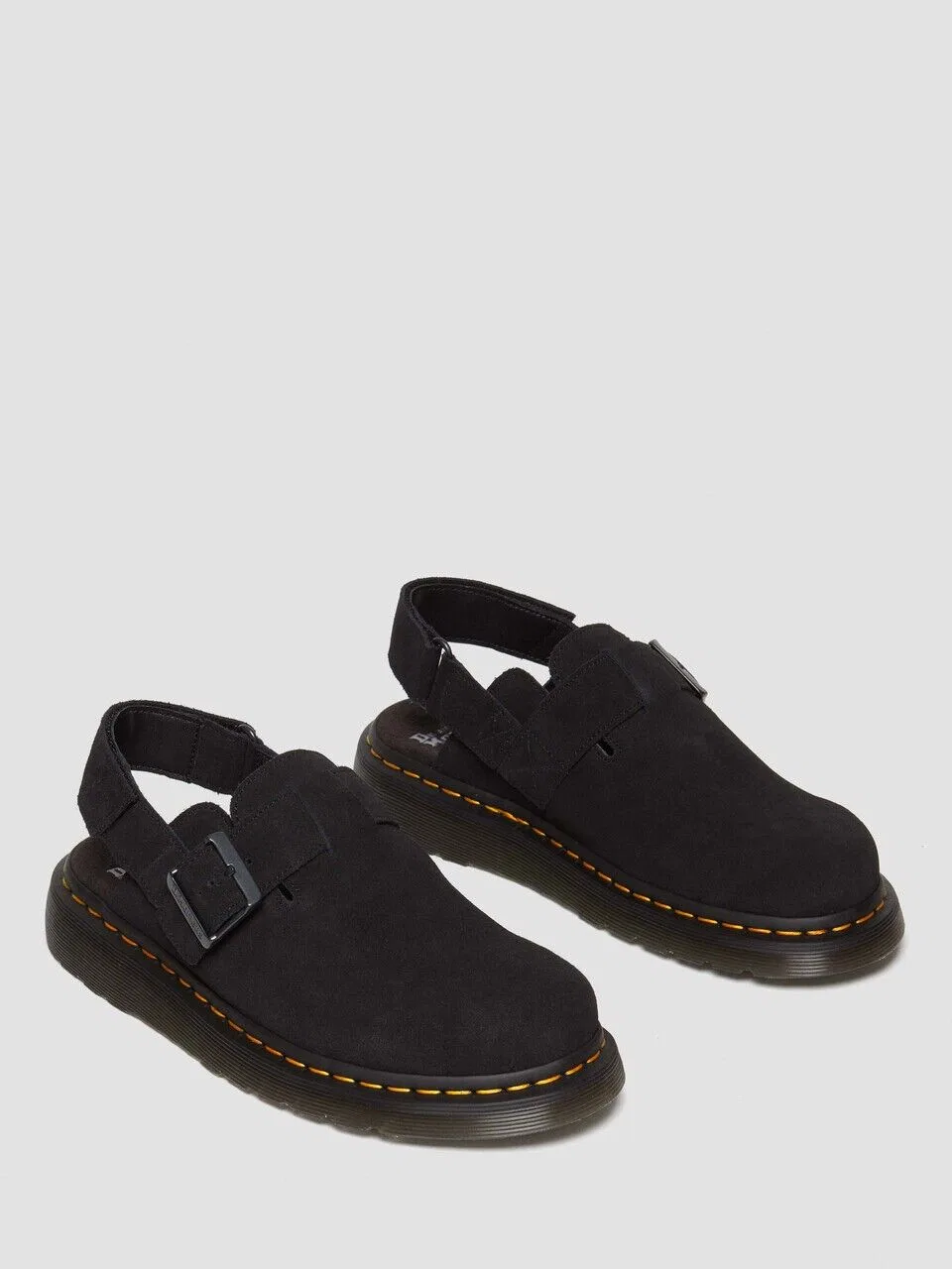 Мужские блоферы George II из чёрной замши от Dr. Martens — фото 4