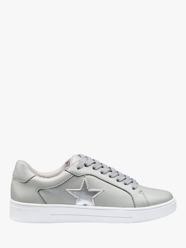 Стильные кроссовки Star Wide с детализацией звезд Hotter, Flint Grey/Silver
