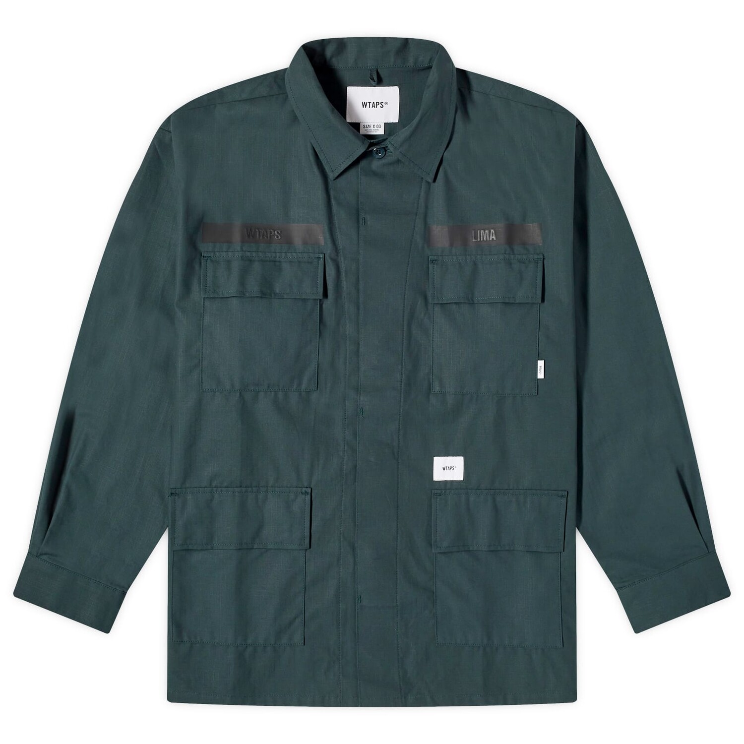 

Рубашка Wtaps 17 Shirt, зеленый