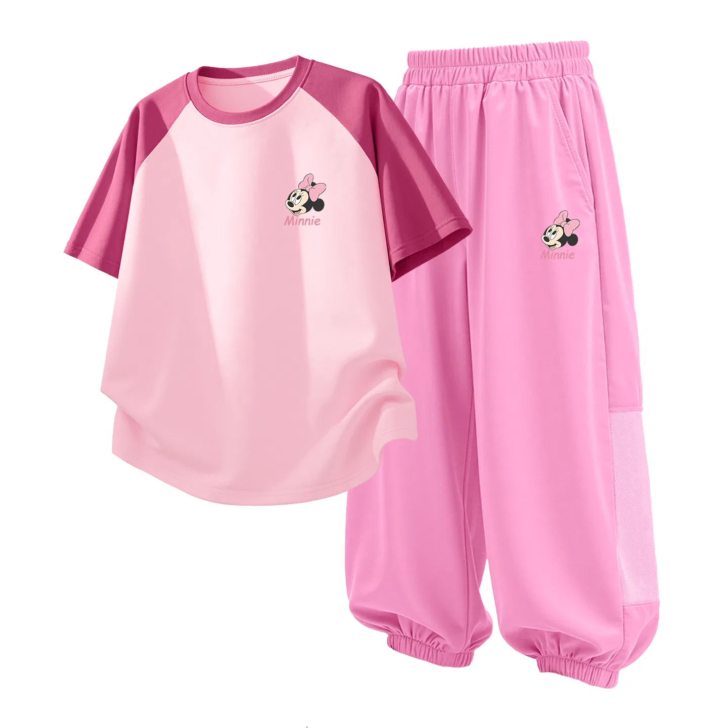 Детский спортивный костюм Casual Sportswear 2 Piece Set Disney, Di Surprise K Berry Pink+Di Surprise K Strawberry Pink