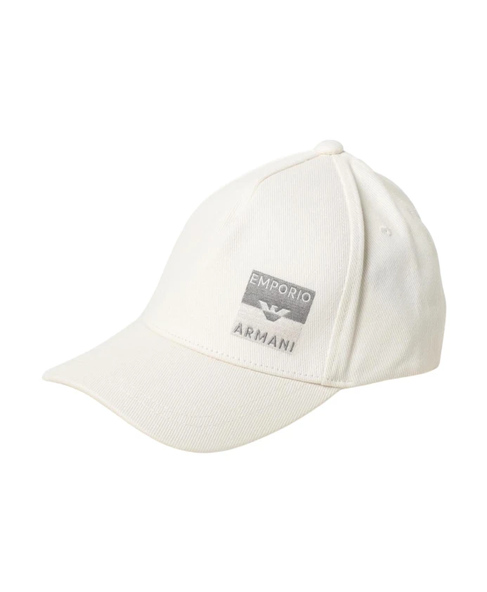 

Бейсболка с логотипом, стильная и удобная. Emporio Armani, белый