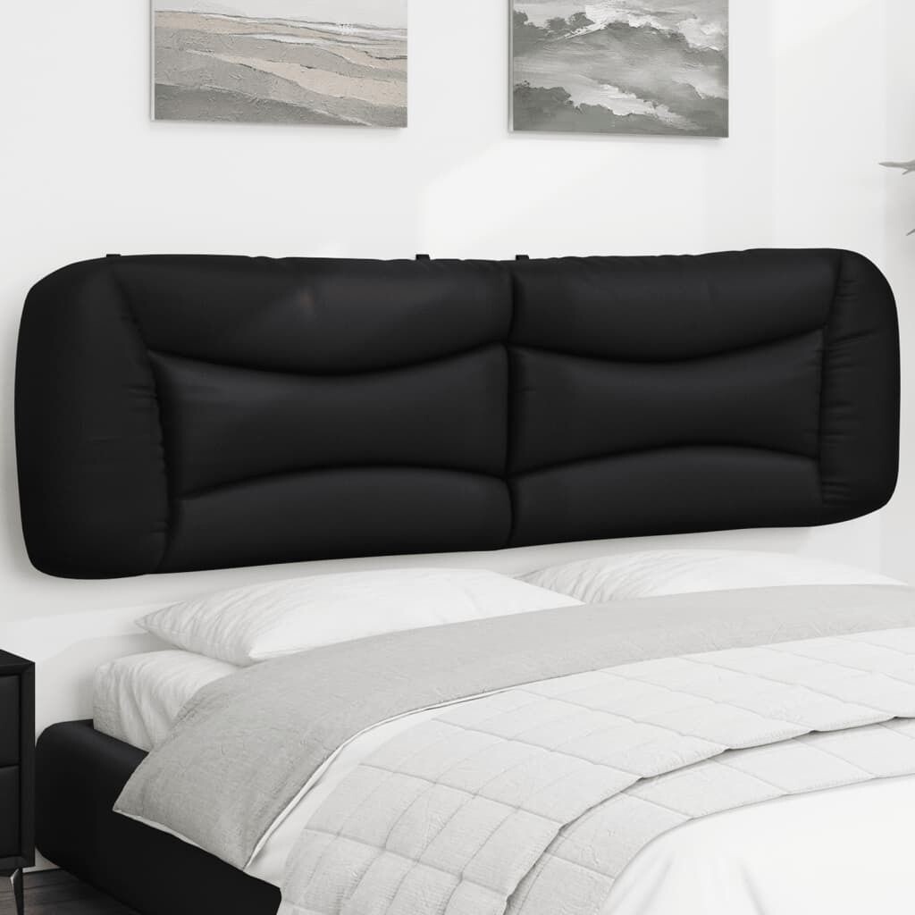 

Подушка на изголовье черная искусственная кожа 180 см DKD HOME DECOR