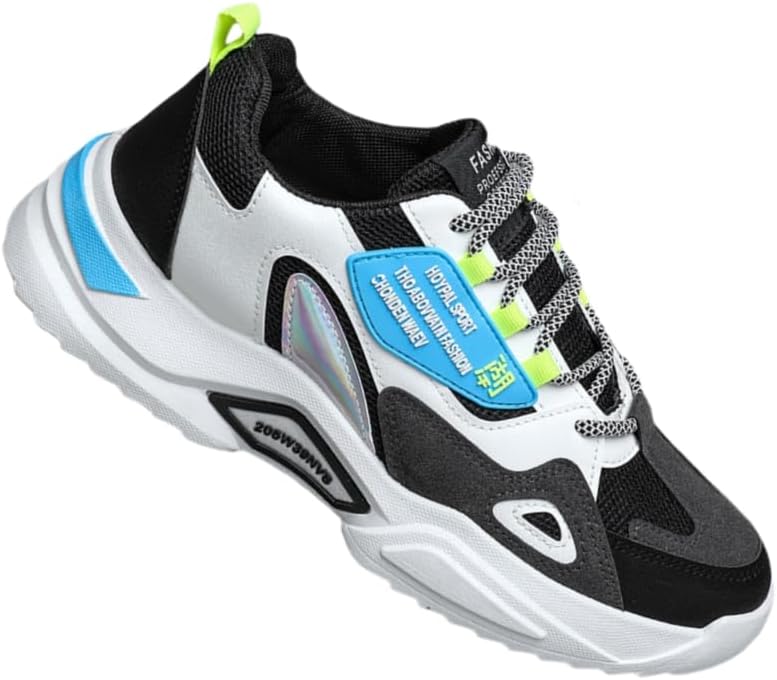 

Мужские кроссовки Clolinde для повседневной уличной моды с низким верхом, шнуровкой, однотонные, легкие, для бега и занятий в спортзале, синий