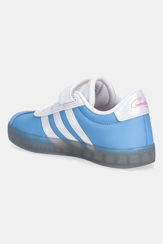 Детские кроссовки VL Court 3.0 Cinderella Adidas, синий — фото 3
