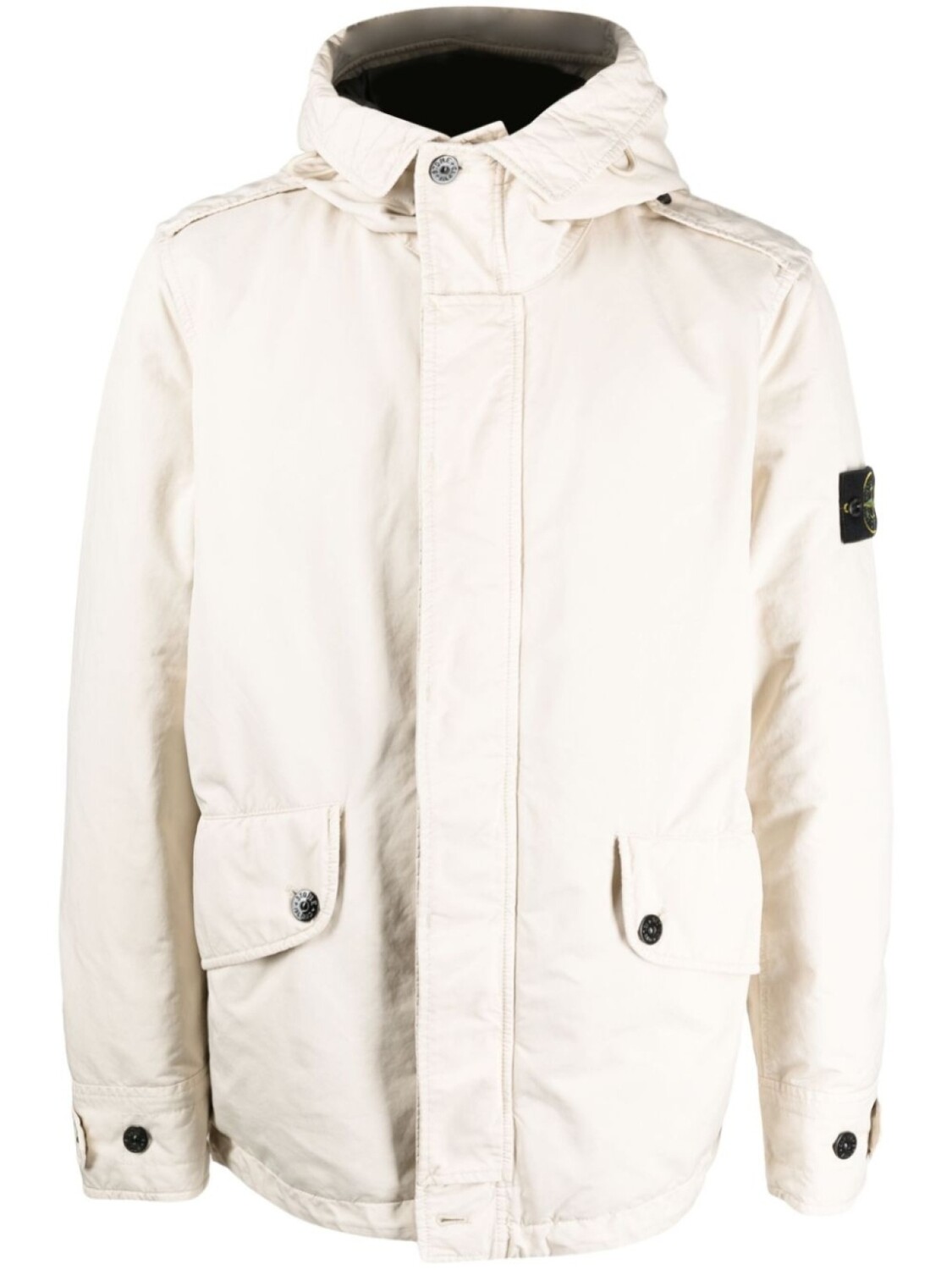 

Stone Island куртка David TC с нашивкой-логотипом Compass, нейтральный цвет