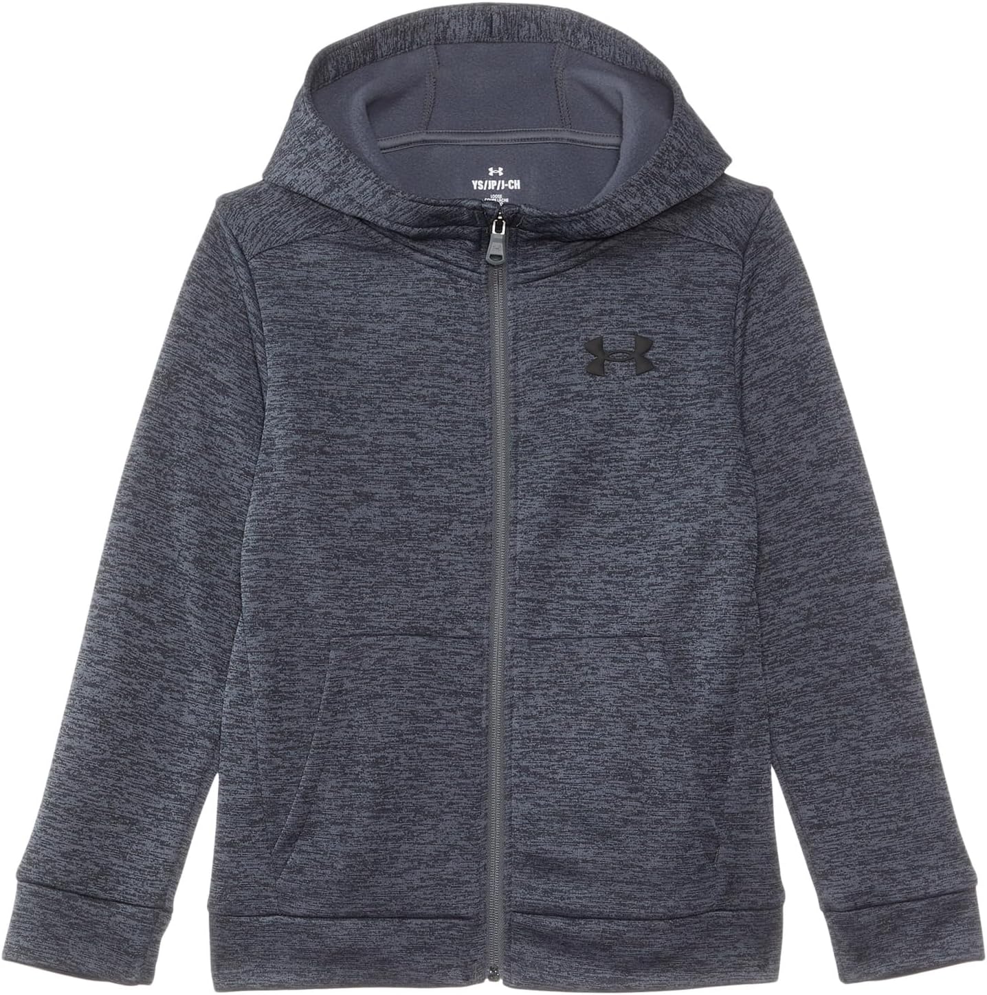 

Толстовка Under Armour Kids Fleece Full Zip, цвет Castlerock/Black