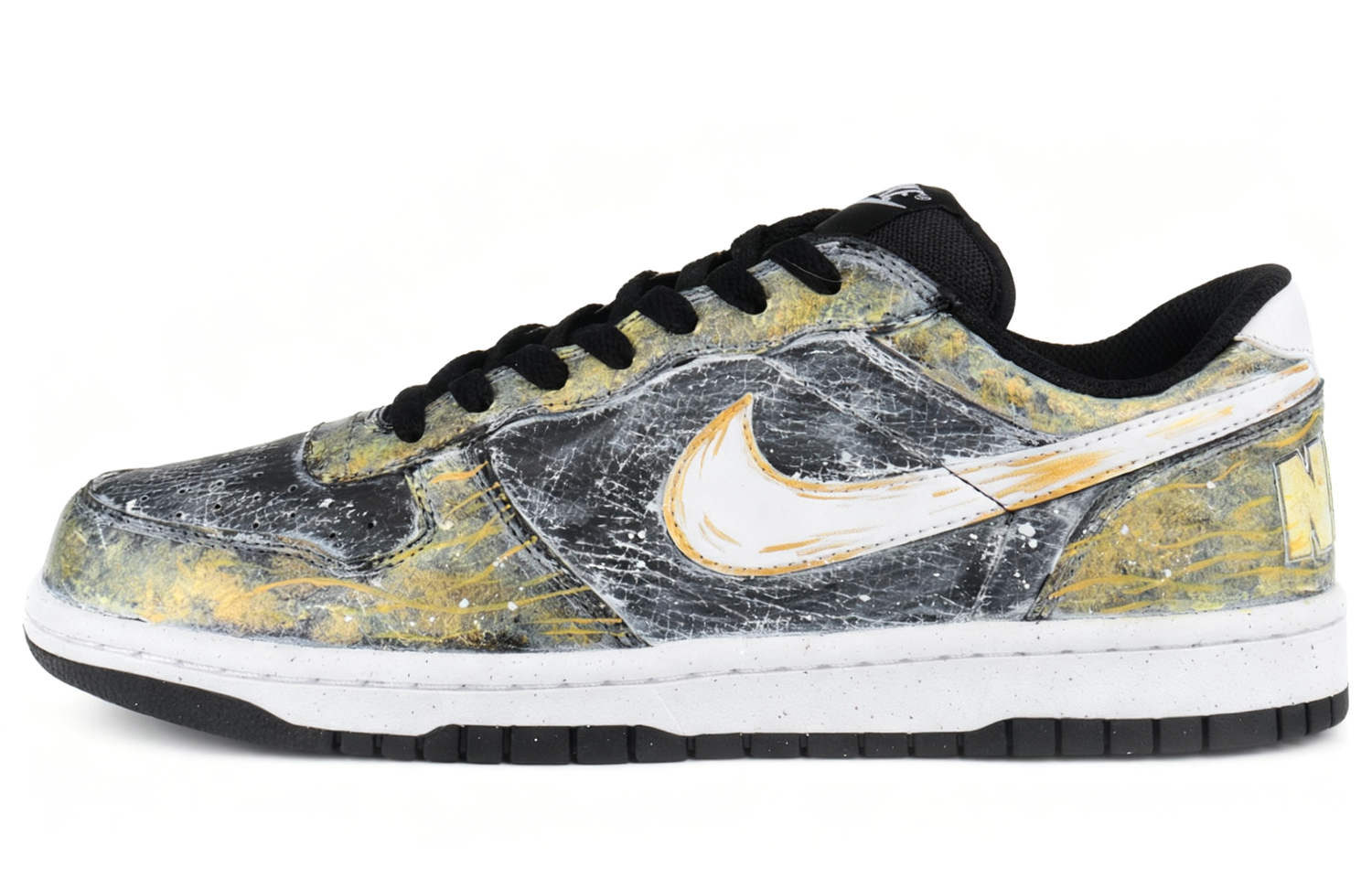 

Nike Большие черные дневные, Gilded устойчивые к истиранию низкие скейтборд кроссовки men's