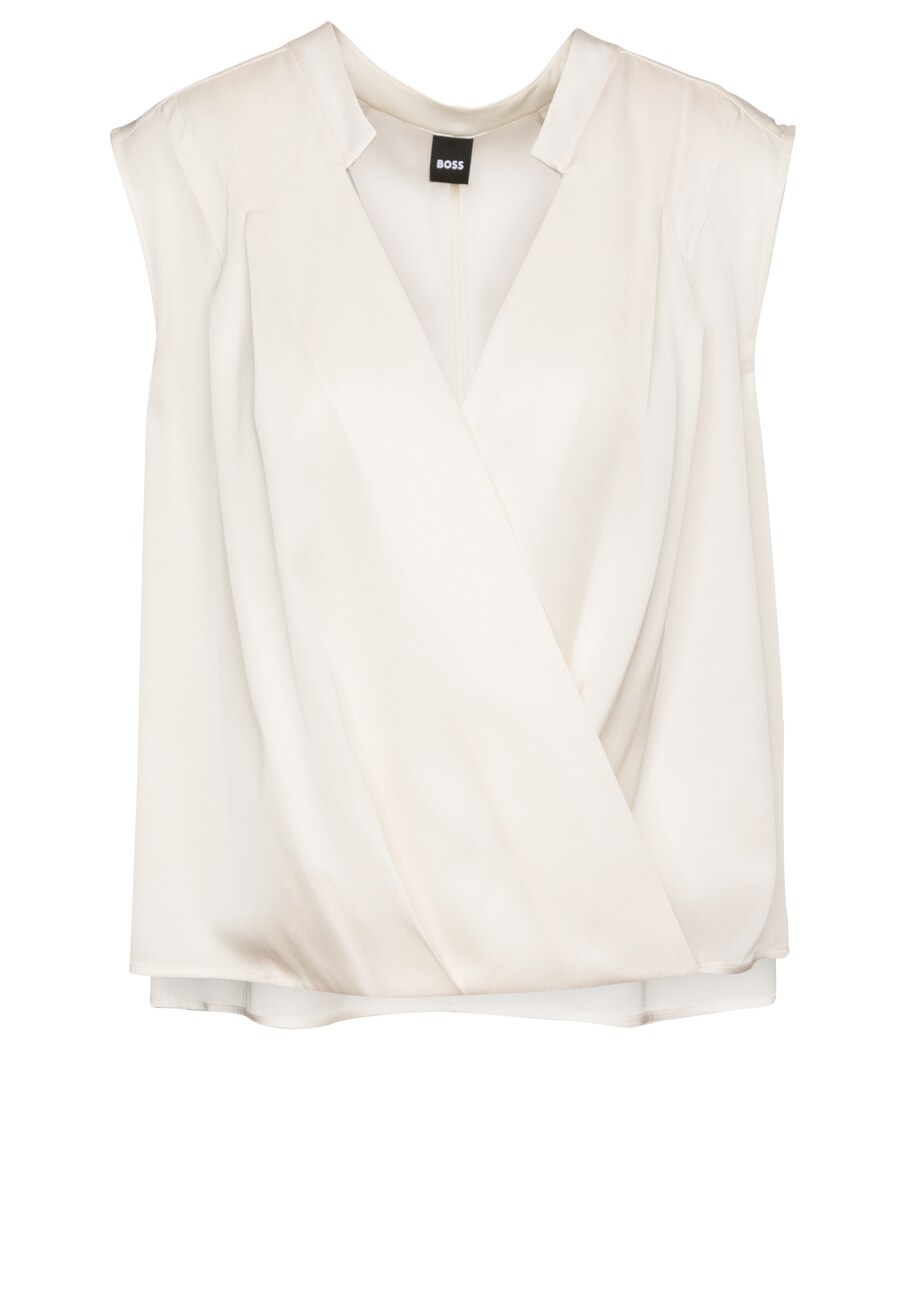 

Блуза BOSS Basina, цвет Pearl white