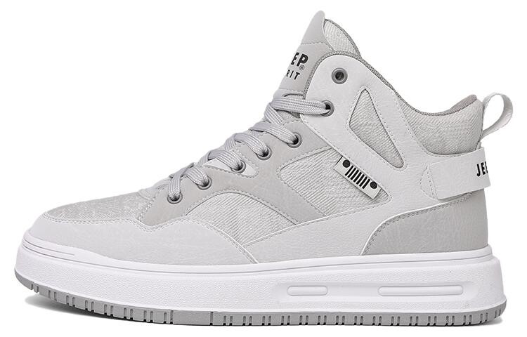 

Кроссовки JEEP SPIRIT Skateboarding Shoes Men High-top, цвет Moon Dust Gray, Серый, Кроссовки JEEP SPIRIT Skateboarding Shoes Men High-top, цвет Moon Dust Gray