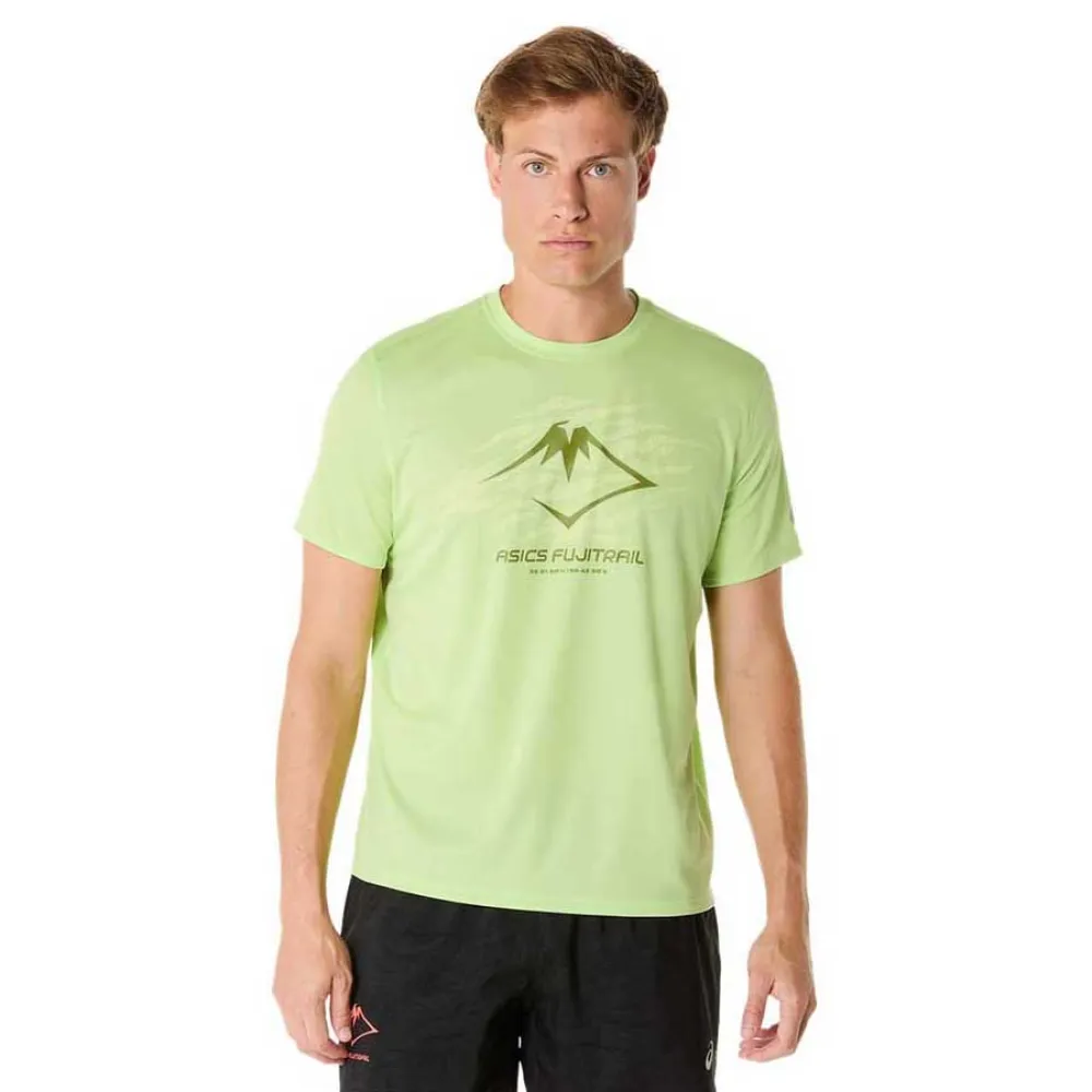 

Футболка с коротким рукавом спортивная Asics Fujitrail Logo, зеленый