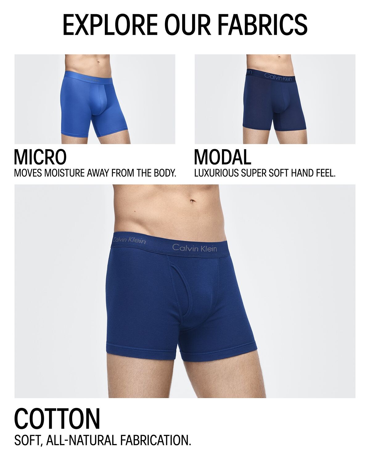 Мужские классические трусы-боксеры из хлопка, 5 шт., нижнее белье Calvin Klein — фото 4