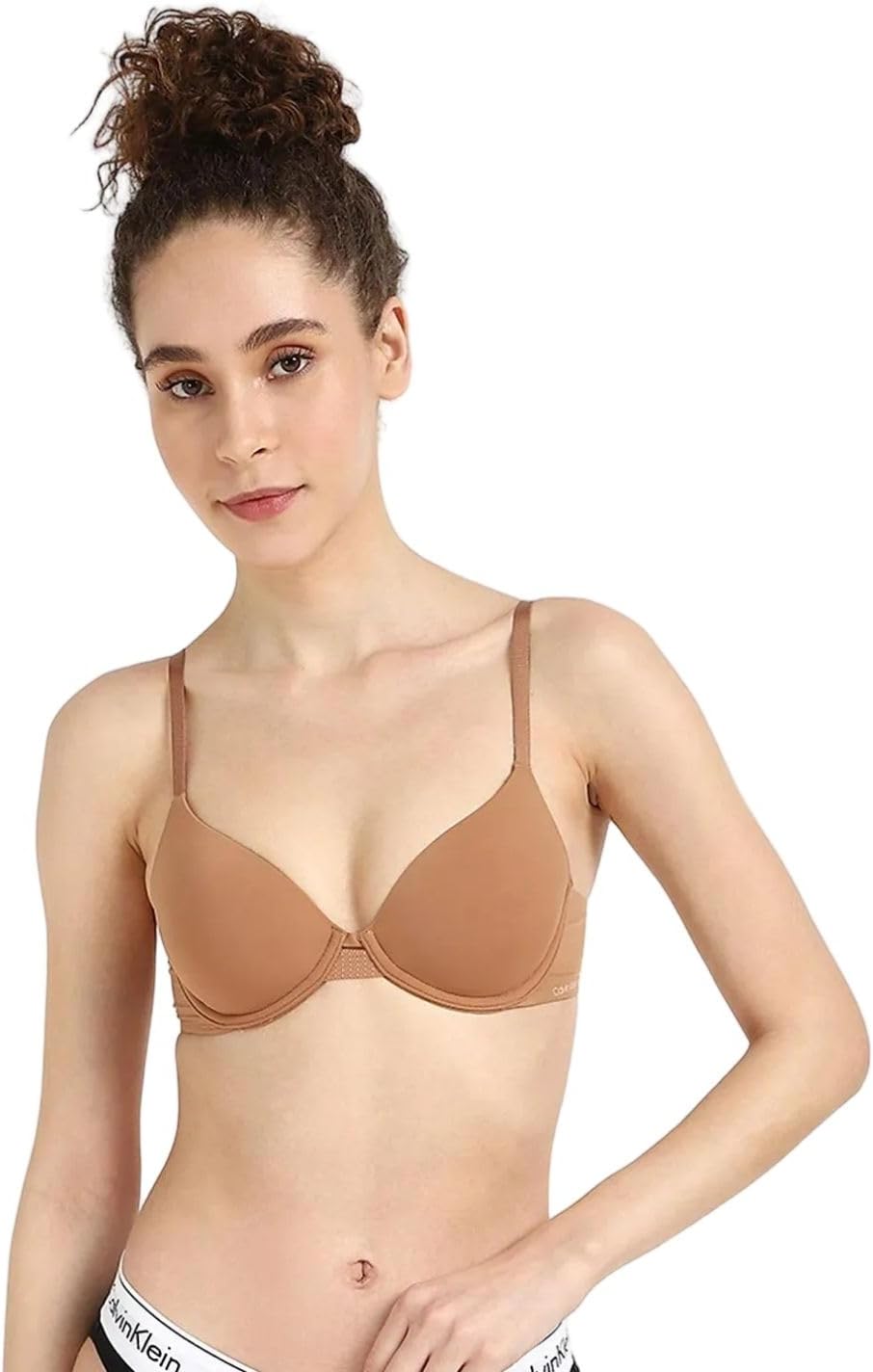 

Бюстгальтер-футболка Calvin Klein Perfectly Fit Flex с легкой подкладкой и идеальным покрытием, Sandalwood