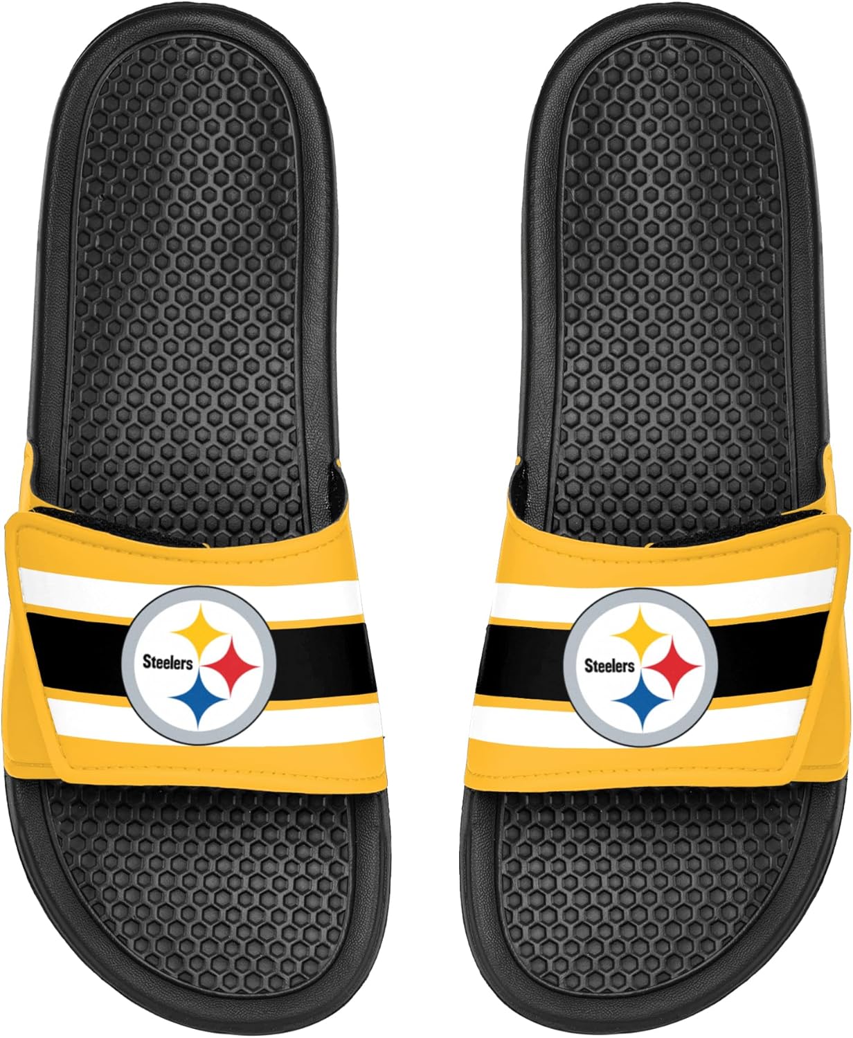 Сандалии-липучки FOCO NFL Youth Legacy Sport, Pittsburgh Steelers 13-1 Big Kid — фото 2