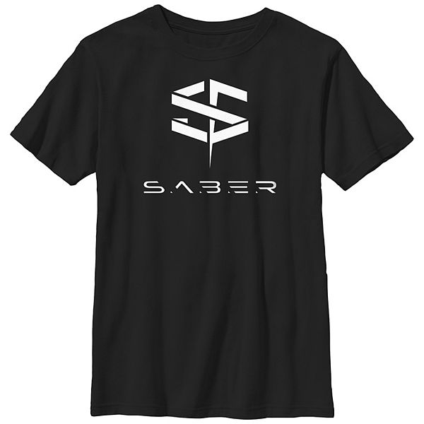 

Футболка с принтом Saber Logo для мальчиков Husky Marvel