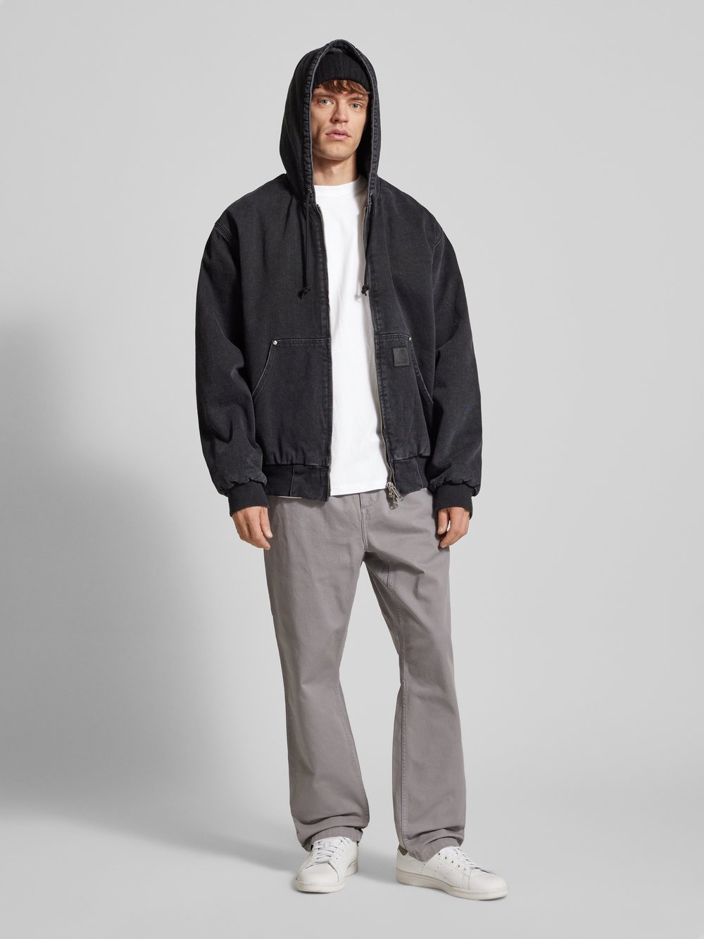 

Футболка с вышитой этикеткой Carhartt Work In Progress, белый