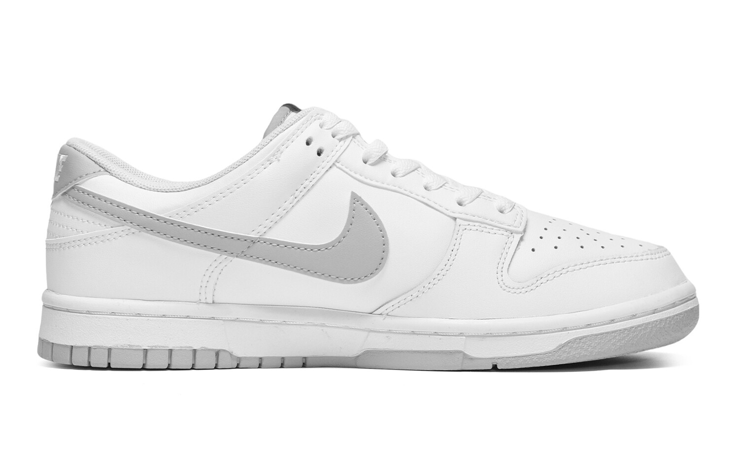 

Кроссовки Nike Dunk Skateboarding Shoes Women's Low-top White/Gray, белый/серый