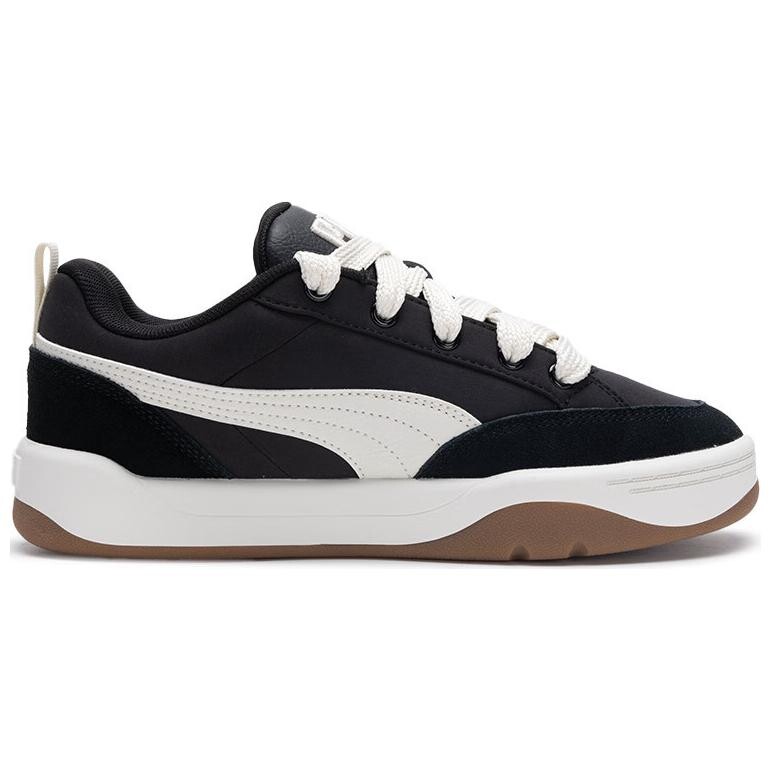Кроссовки Puma Park Lifestyle Skateboarding Shoes Unisex Low-top Black/white, белый — фото 2